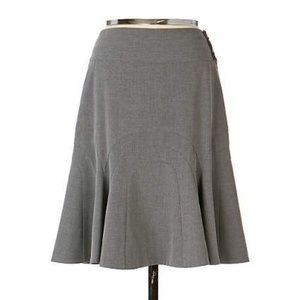 Anthro Elevenses Train Station Grey 2 Skirt